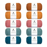 ANYDAY Cotton 8/4 Colorbag 10-pak