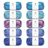 Anyday Cotton 8/4 Print Colorbag ​​10-Pack