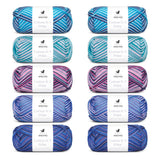 ANYDAY Cotton 8/4 Print Colorbag ​​10-Pack