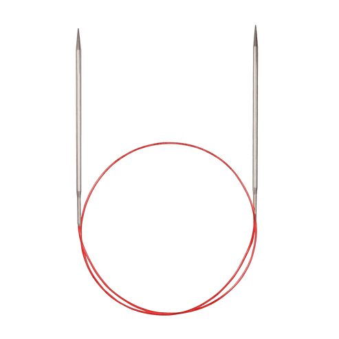 Addi Premium kanten zilveren ronde pind 2,50-8,00 mm 60 cm