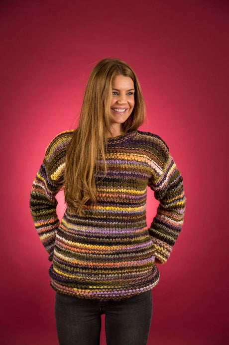 Løs damesweater Easy Knit