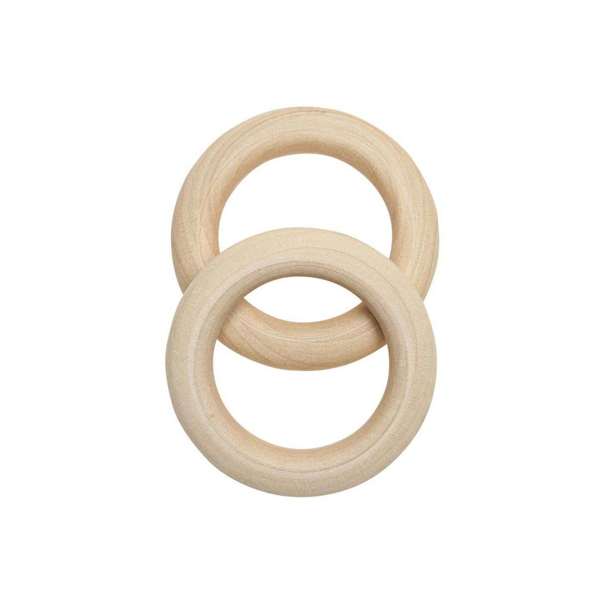 Go Handmade houten ringen 55 mm Ø 2 pc's.